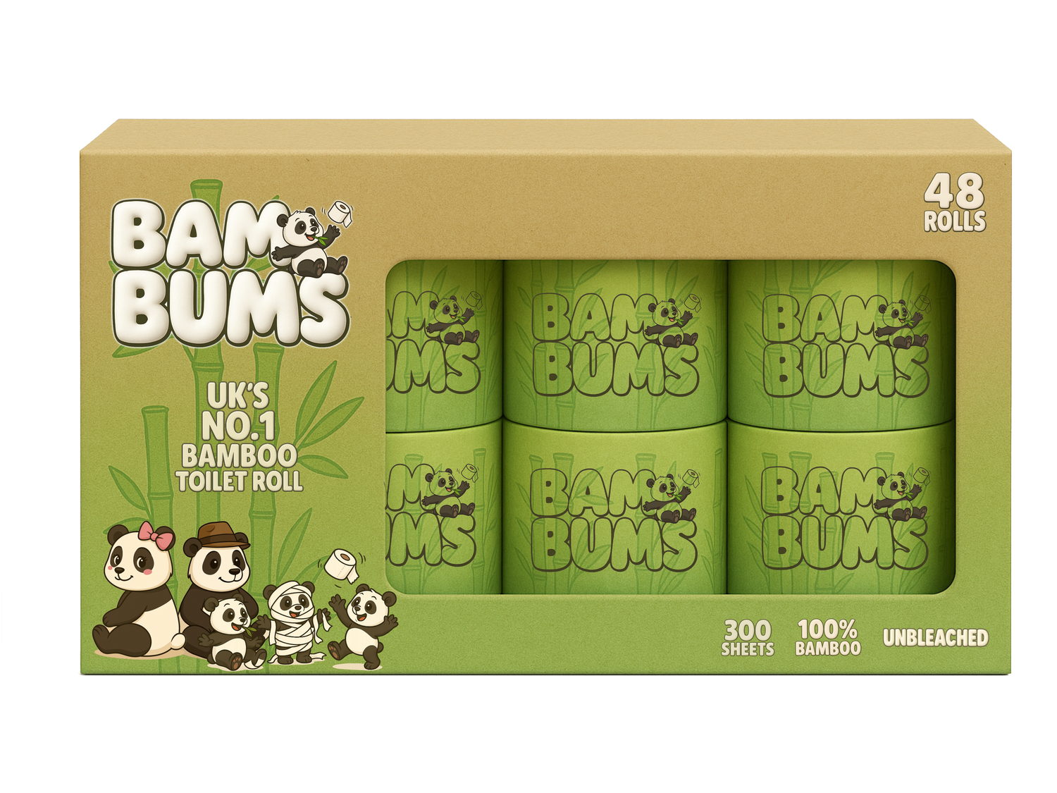 48 Pack Toilet Roll