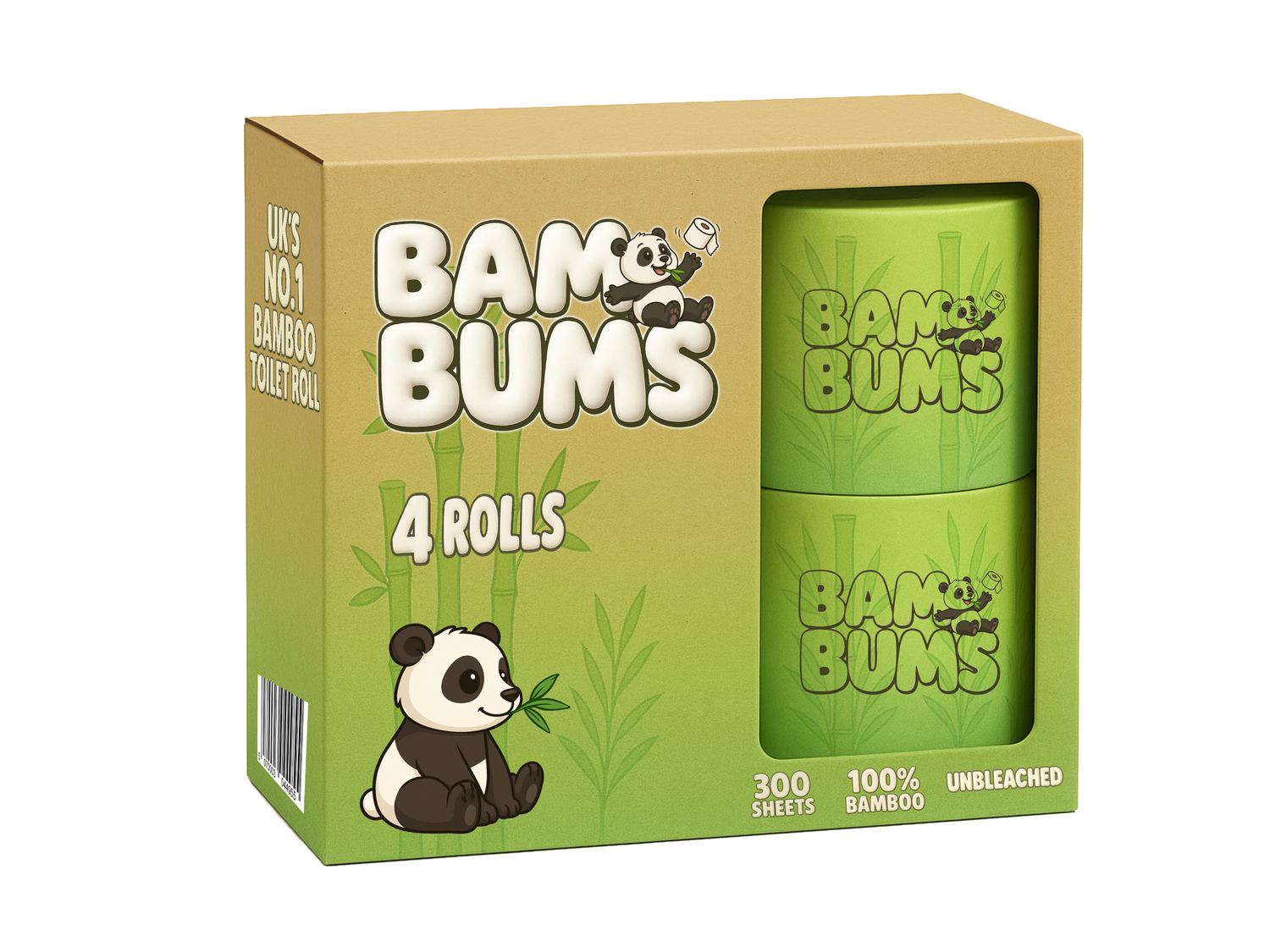 4 Pack Toilet Roll